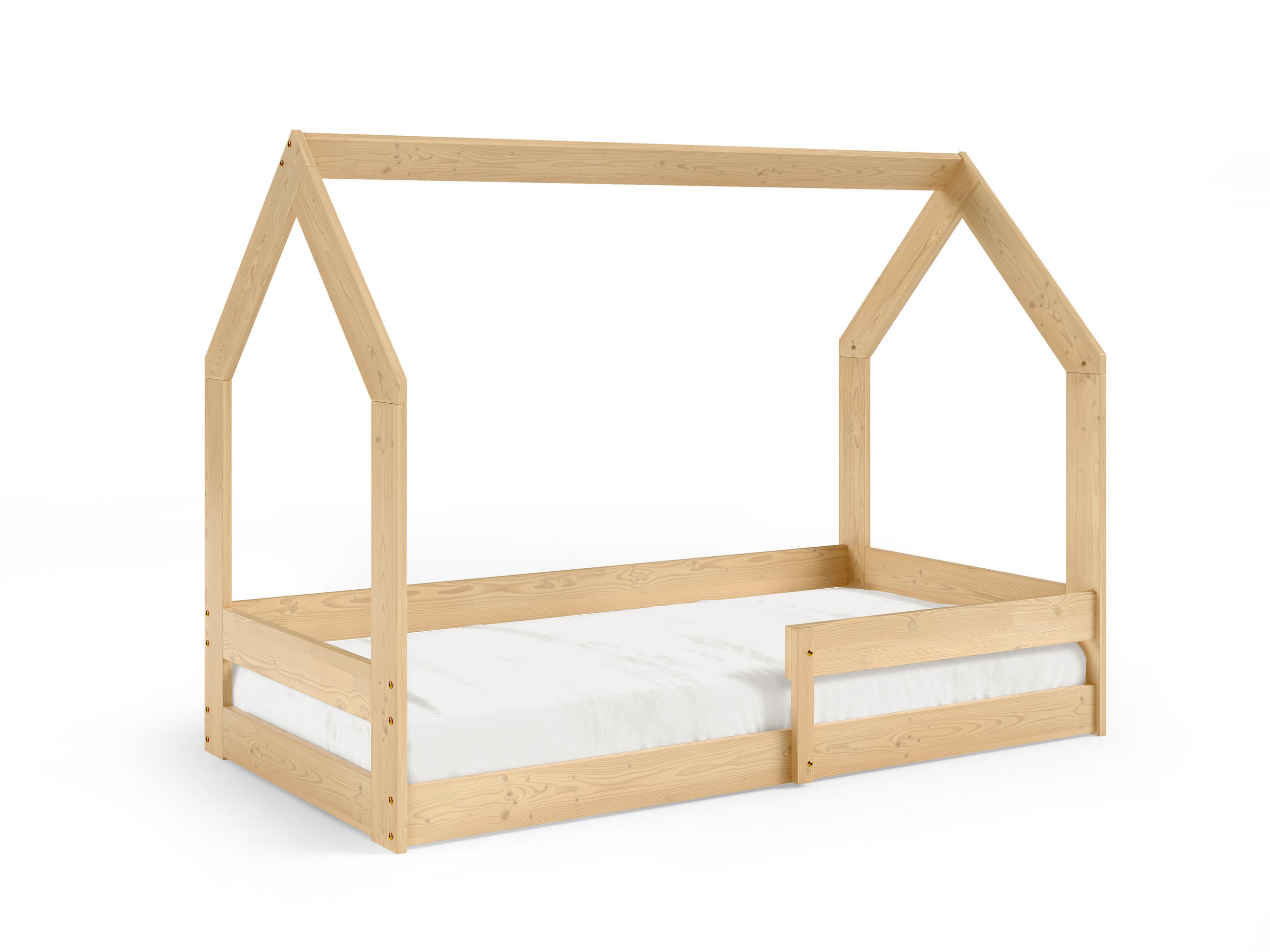 KINDERBETT FLORA 80x160 cm Kieferfarben - Kieferfarben, Holz (80/160cm) - MASSENO