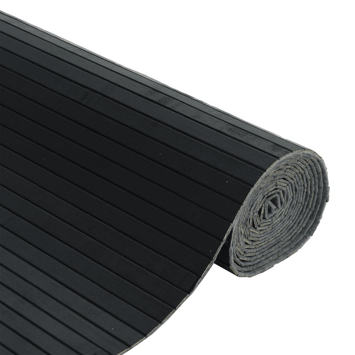PARAVENT Schwarz Breite 250 Cm Höhe 165 Cm Bambus - Schwarz, Holz (0.2/165/250cm) - vidaXL