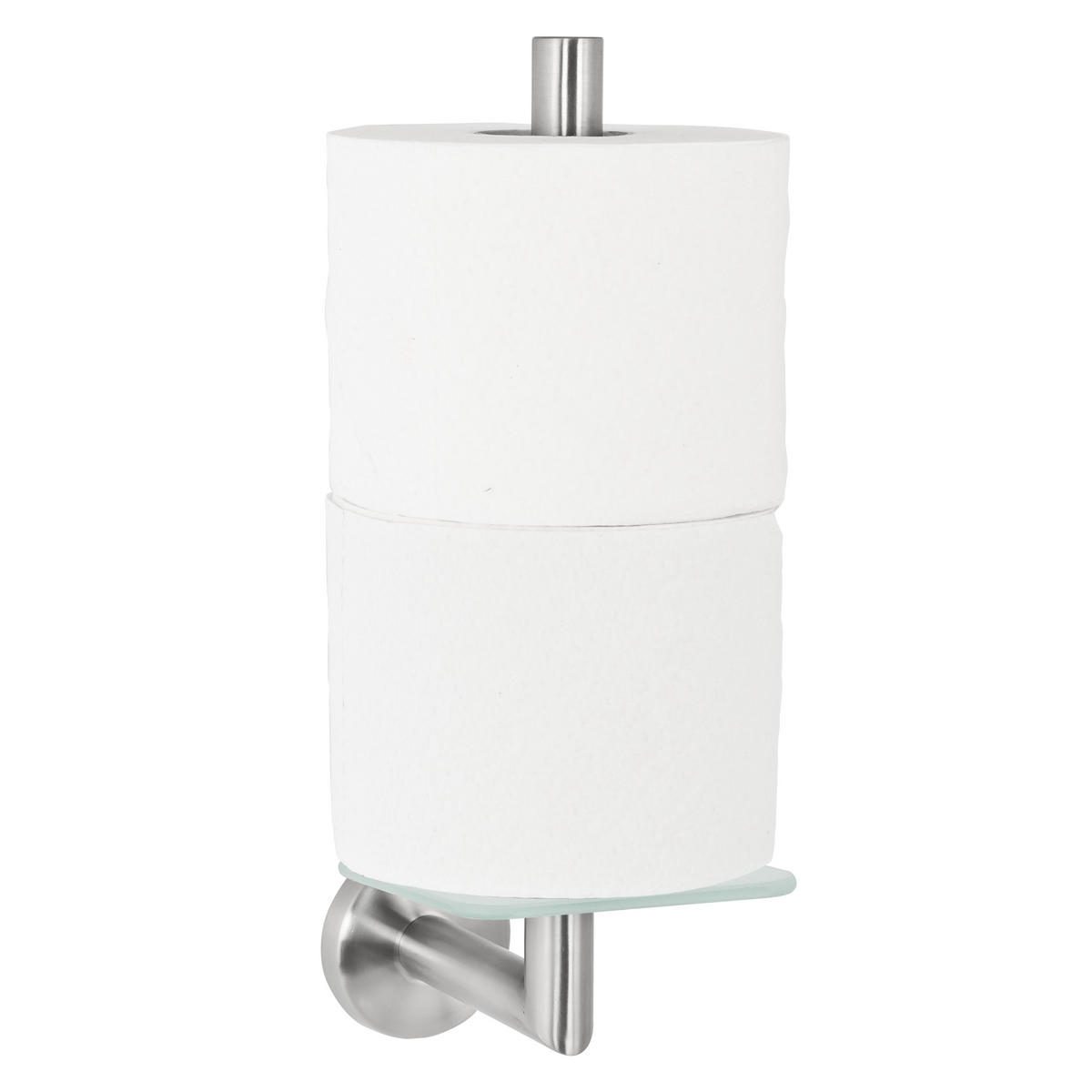 TOILETTENPAPIERHALTER PIAZZA, Edelstahl - Edelstahlfarben, Metall (10/29/14cm) - bremermann