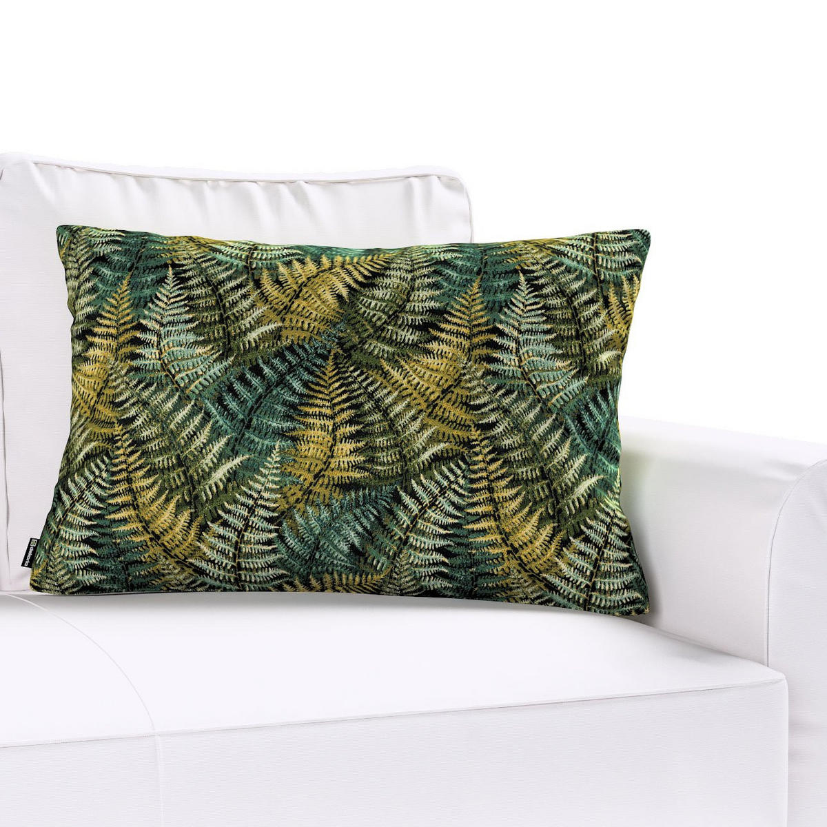 KISSENHÜLLE Intenso grün, 47x28 cm - Grün, Textil (47/28cm) - Dekoria