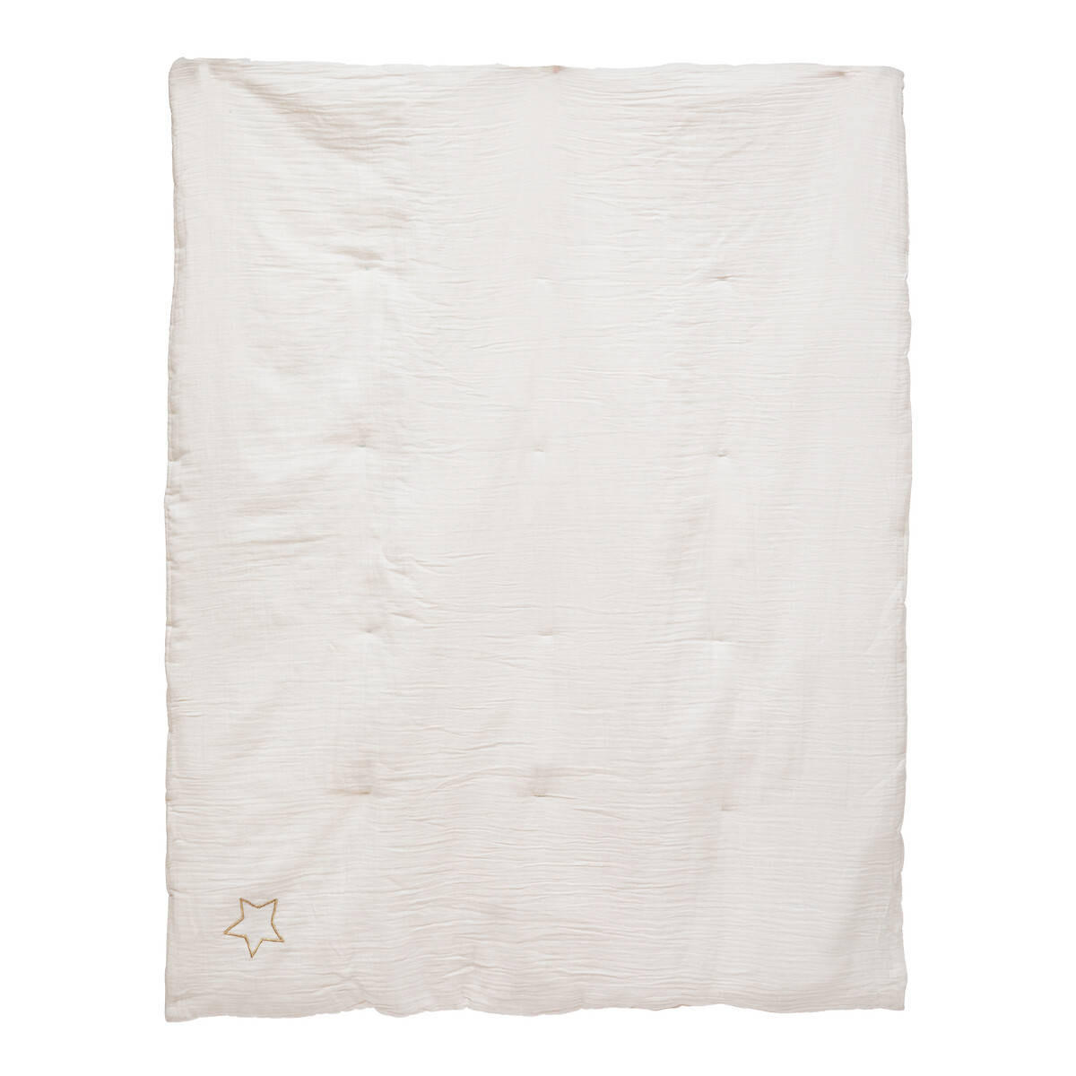 TAGESDECKE Lili 100/140 cm - Weiß, Naturmaterialien (100/140cm) - Atmosphera for kids