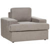 SESSEL taupe Alla - Braun, Textil (108/85/103cm) - Beliani