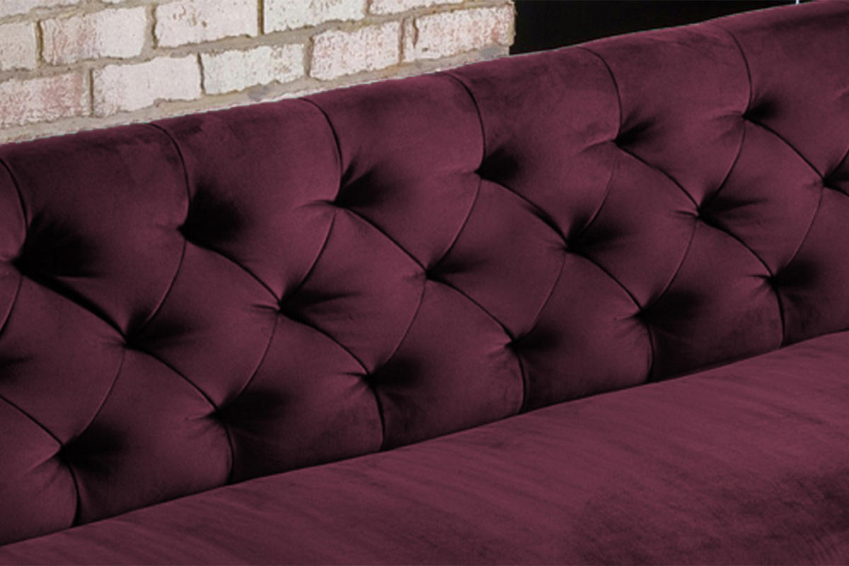 ESSZIMMERBANK CHARME Violett Velvet - Violett, Textil (246/85/68cm) - KAWOLA