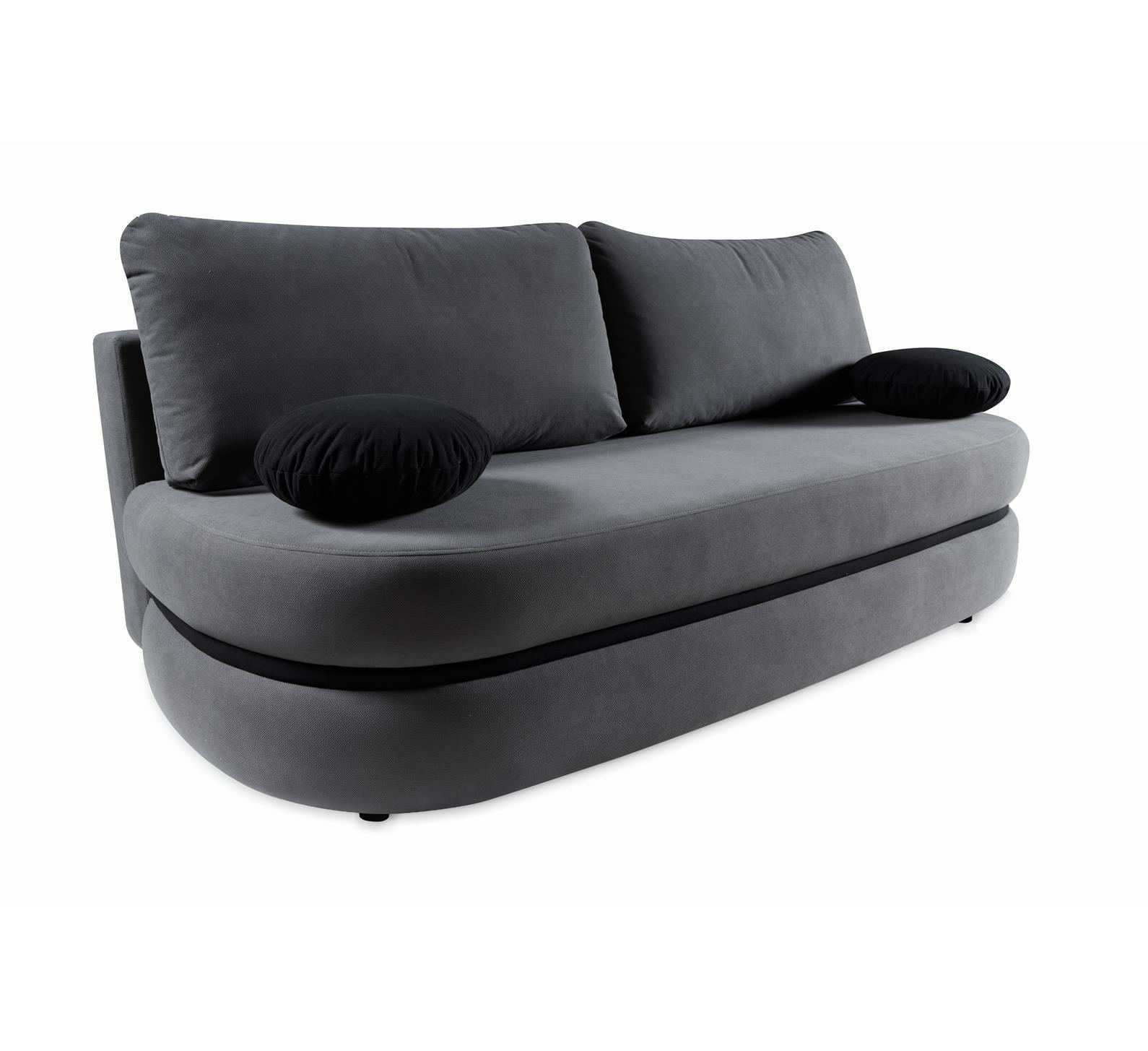 Bettso Sofa Grau 213x94x104 cm