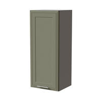 HÄNGESCHRANK Salo W4/40 Grau / Reed Green Matt 40 / 32,5 / 96cm - Grau/Grün, Holz/Holzwerkstoff (40/96/32.5cm) - Feldmann-Wohnen