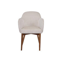 STUHL - 58 cm x 60 cm - Stoff - Cremefarben - MODINIA - Creme, Textil (58/84/60cm) - Vente-Unique