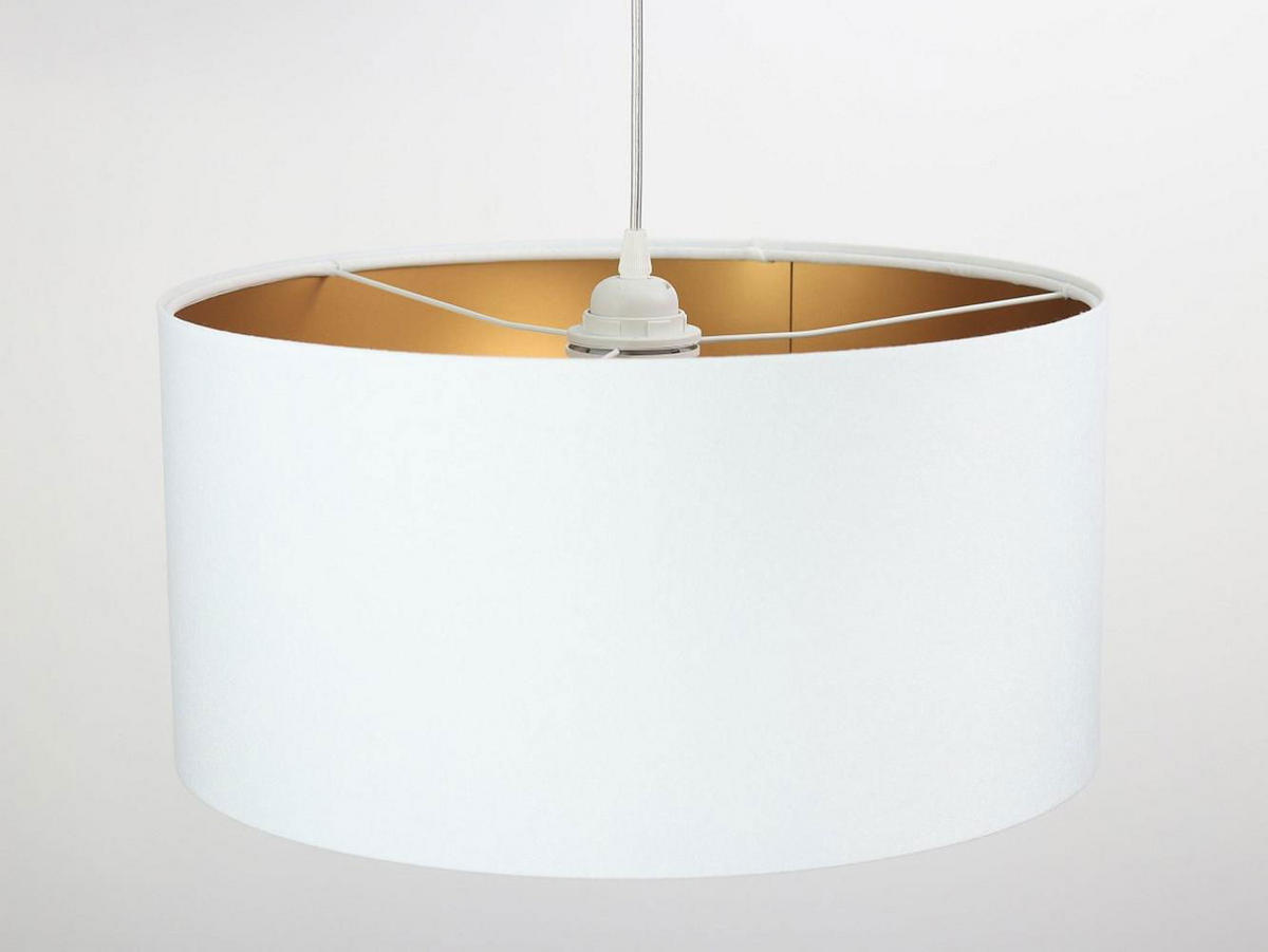HÄNGELEUCHTE Gold 60/30 cm - Goldfarben/Weiß, Kunststoff (60/1.1/30cm) - ONZENO