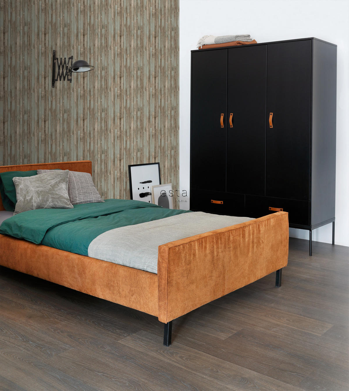 TAPETE Holz-Optik 53 cm x 10.05 m - Braun, Papier (53/1000cm) - ESTAhome