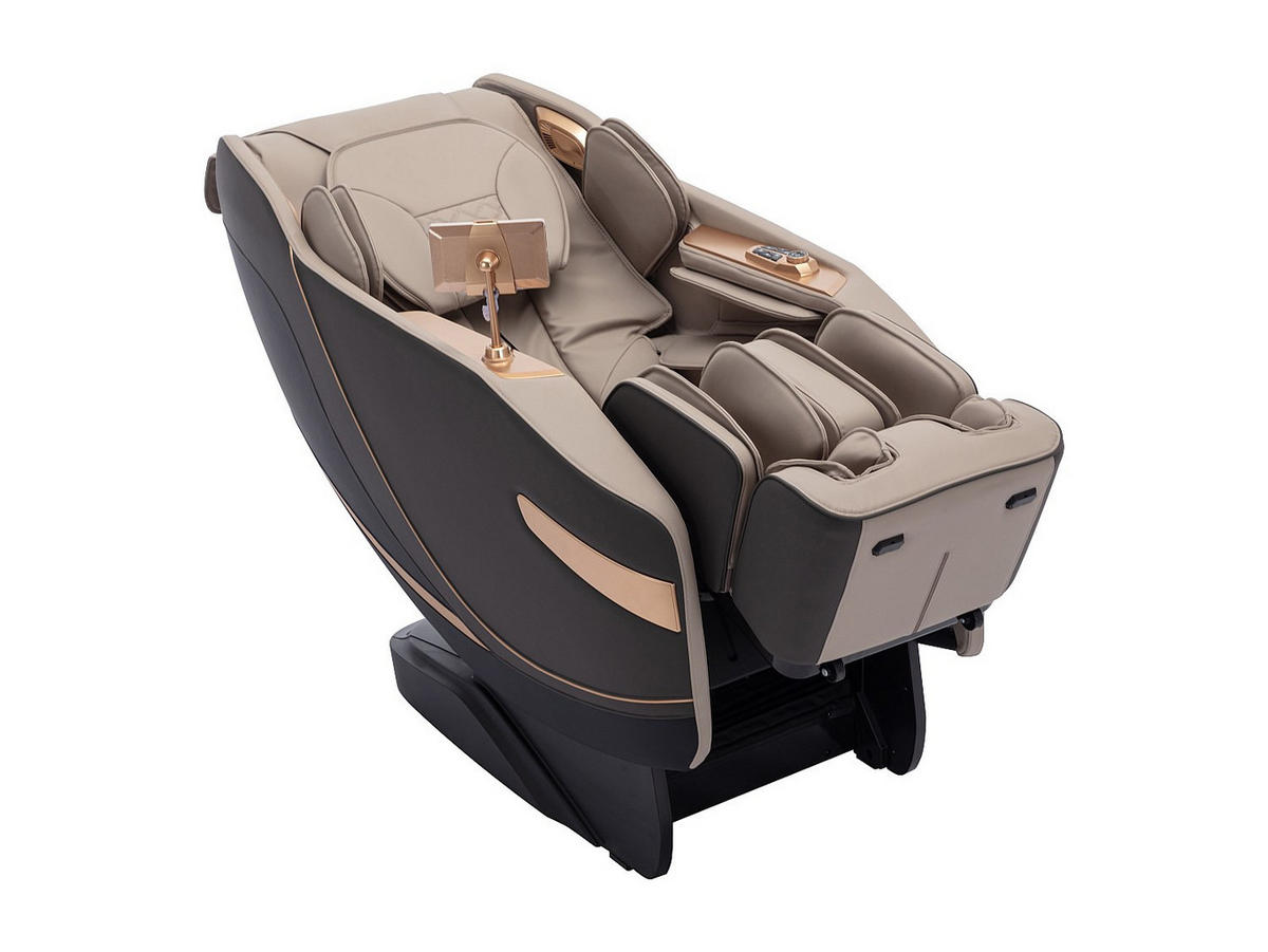 MASSAGESESSEL - Kunstleder - Zero-Gravity-System - Beige - MOWATA - Beige, Leder (75/155/115cm) - Vente-Unique