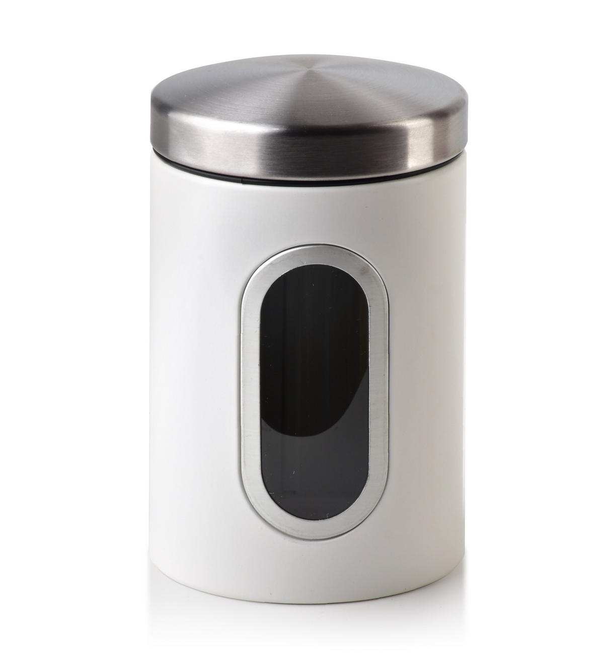 BEHÄLTER Samuel Weiß 9.5/9.5/14.5 cm Metall - Weiß, Metall (9.5/14.5/9.5cm) - Mondex