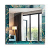 SPIEGEL 60 x 60 cm Rechteckig mit Aufdruck - Grün, Glas (60/60/0.4cm) - TULUP