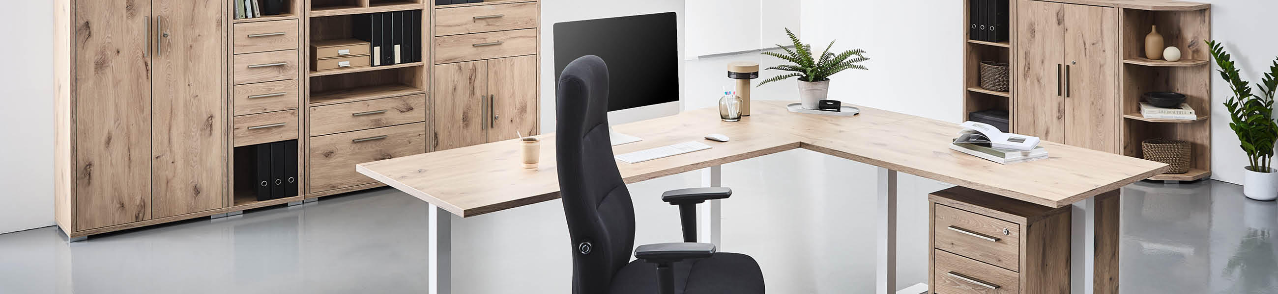 Arbeitszimmerserie Connect Asteiche