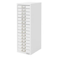 AKTENSCHRANK - Weiß, Metall (28/87/38cm) - ML-DESIGN