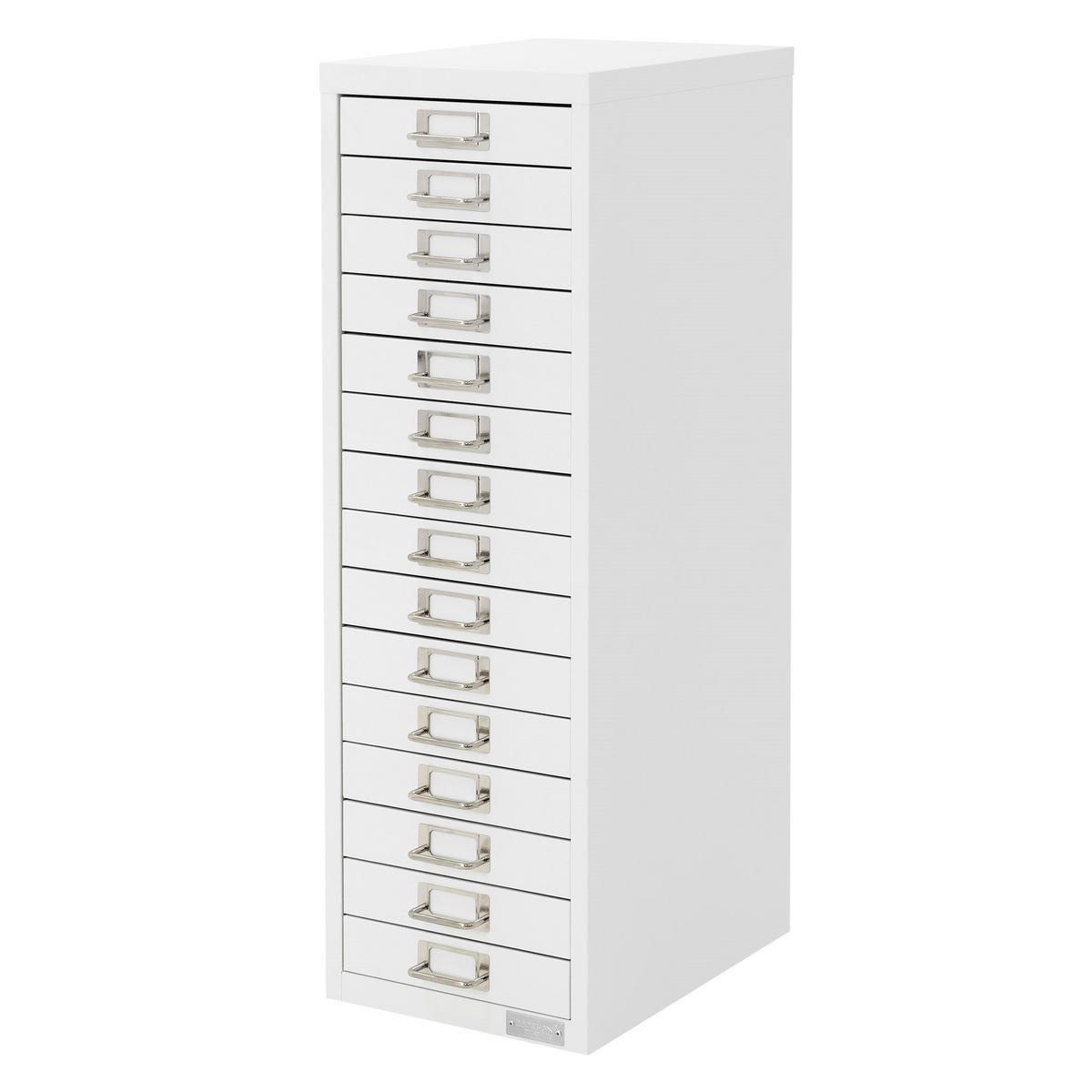 AKTENSCHRANK - Weiß, Metall (28/87/38cm) - ML-DESIGN