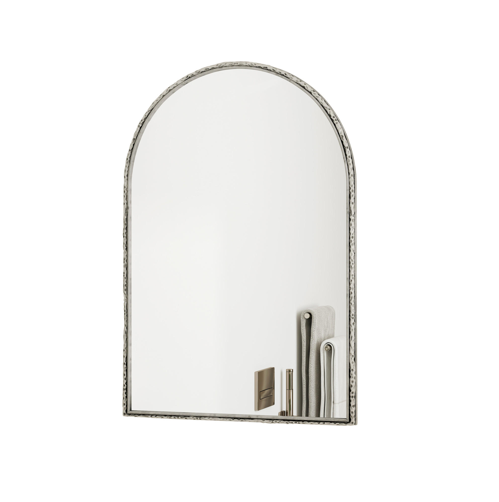 Okwish Wandspiegel Silber 2.5x91x61 cm