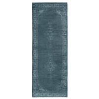 VINTAGE-TEPPICH Holzkohle Grau 80X290cm - Grau, Textil (80/290cm) - Tesso Living