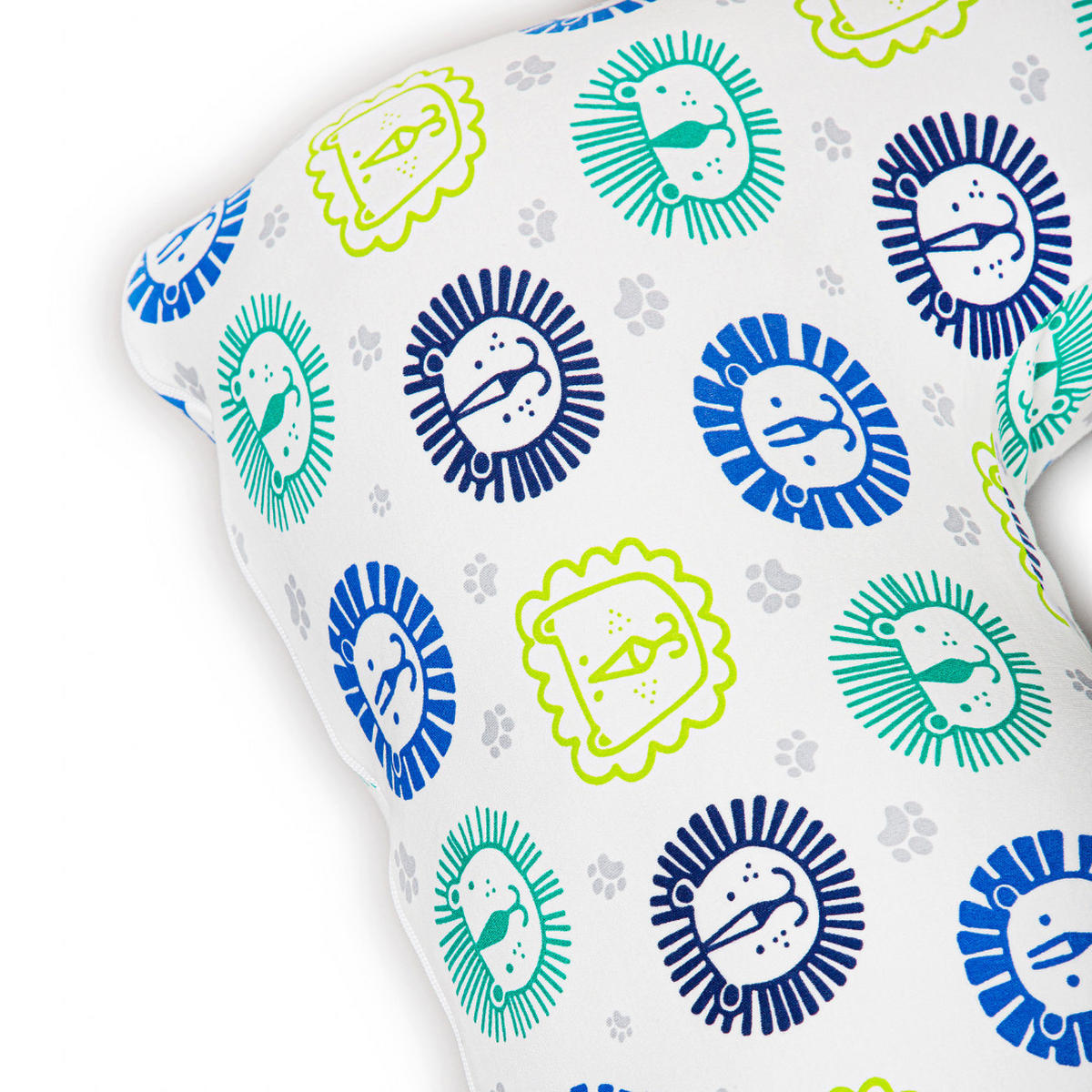 ERSATZBEZUG für das Komfortkissen Kinder in löwe - Blau/Weiß, Textil (60/120cm) - KomfortKissen