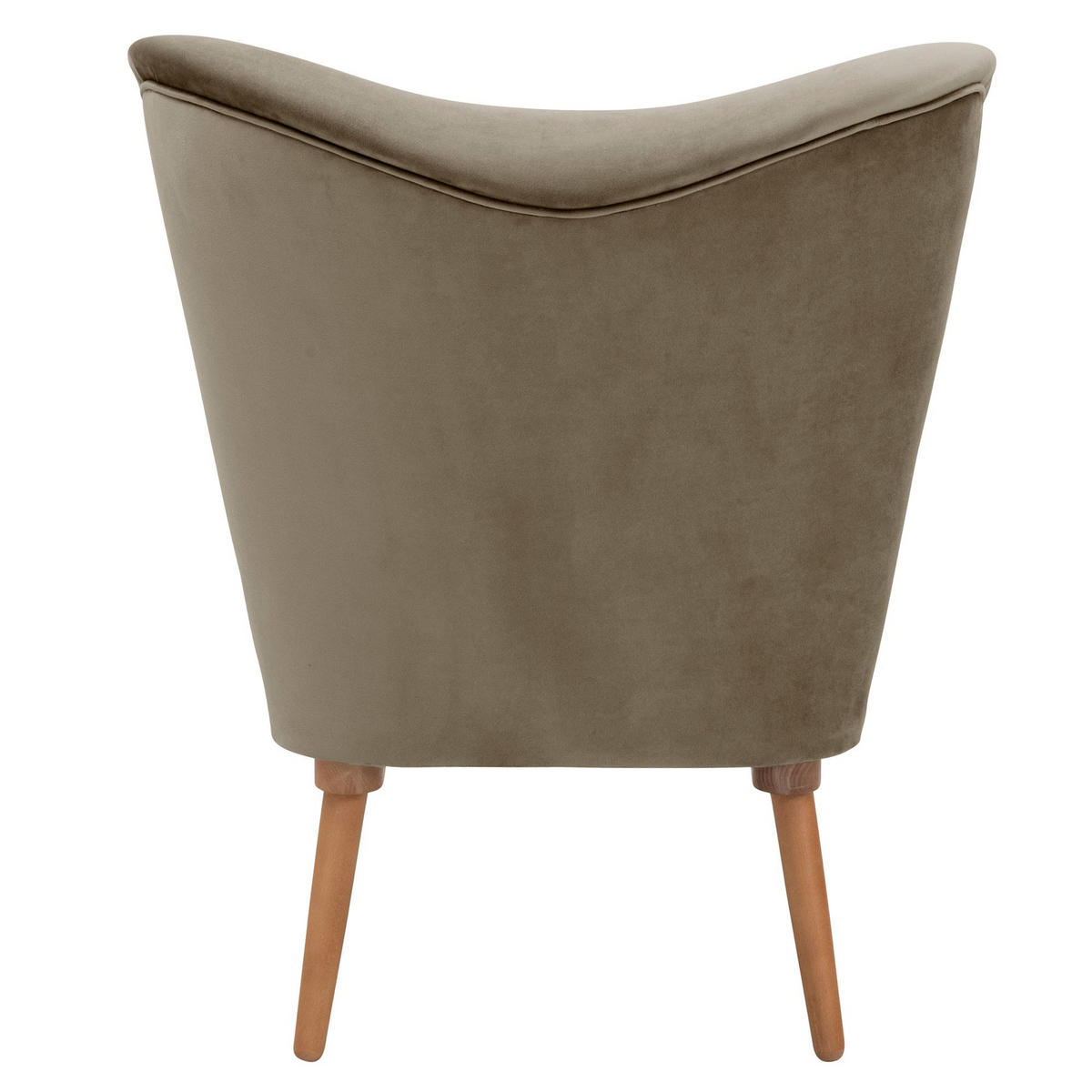COCKTAILSESSEL Kayra Samtvelours sahara - Sahara, Kunststoff (72/90/74cm) - 58aufmkessel