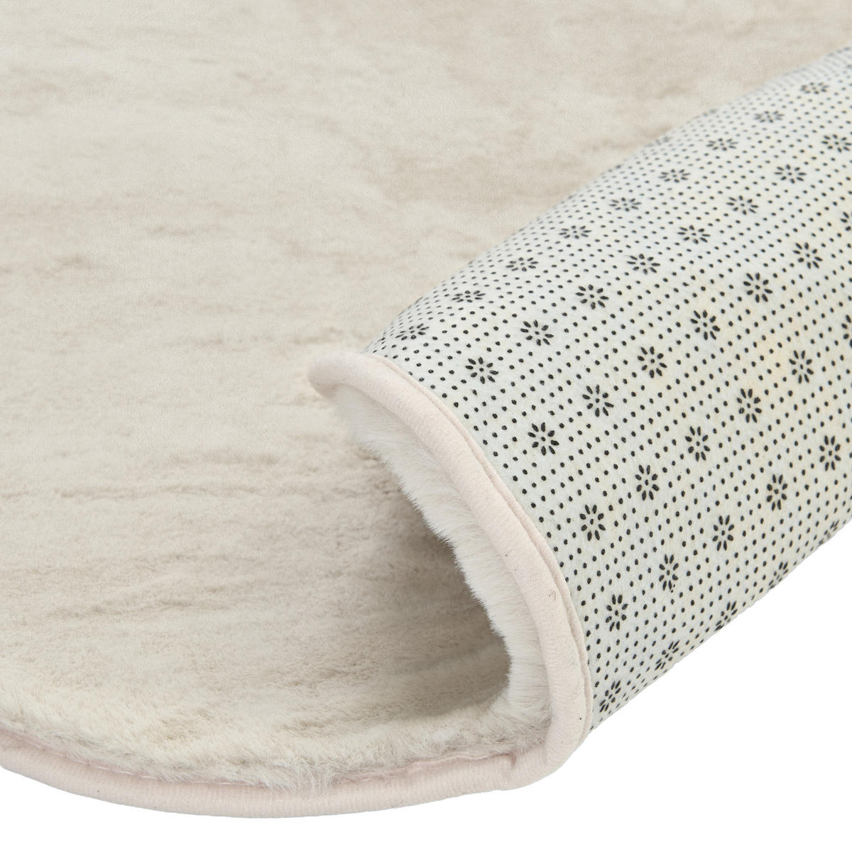 KOBEREC Světle béžový 80/120 cm Parson - béžová, plast (120/80cm) - Beliani