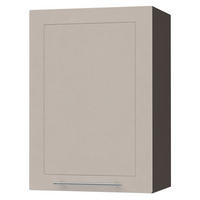 KÜCHENHÄNGESCHRANK Kvantum W2/50 Lava / Kaschmir Matt 50 / 32,5 / 72cm - Kaschmir/Dunkelgrau, Holz/Holzwerkstoff (50/72/32.5cm) - Feldmann-Wohnen