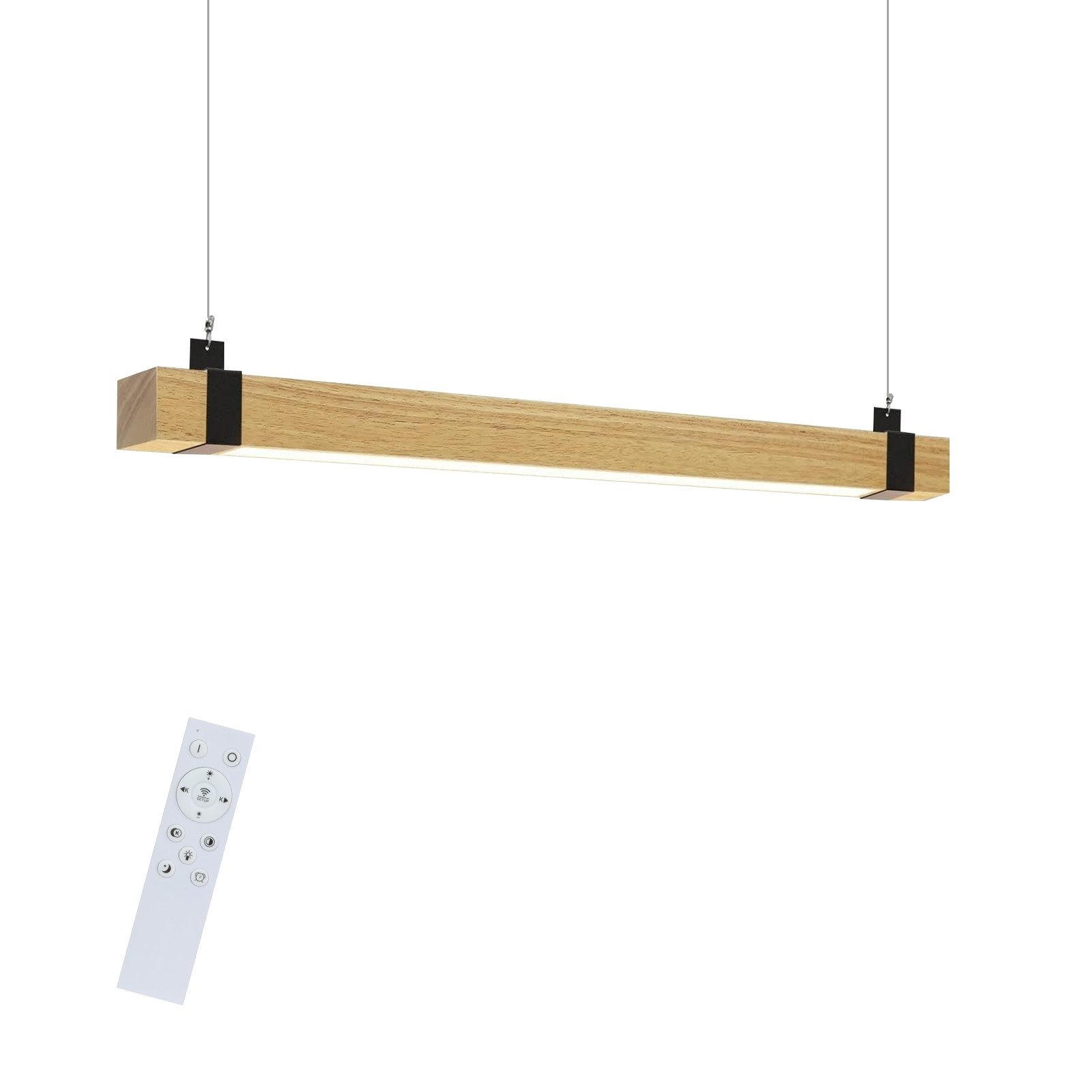 PENDELLEUCHTE Corinthia 100/6/9.5 cm - Braun, Holz (100/6/9.5cm) - ZMH