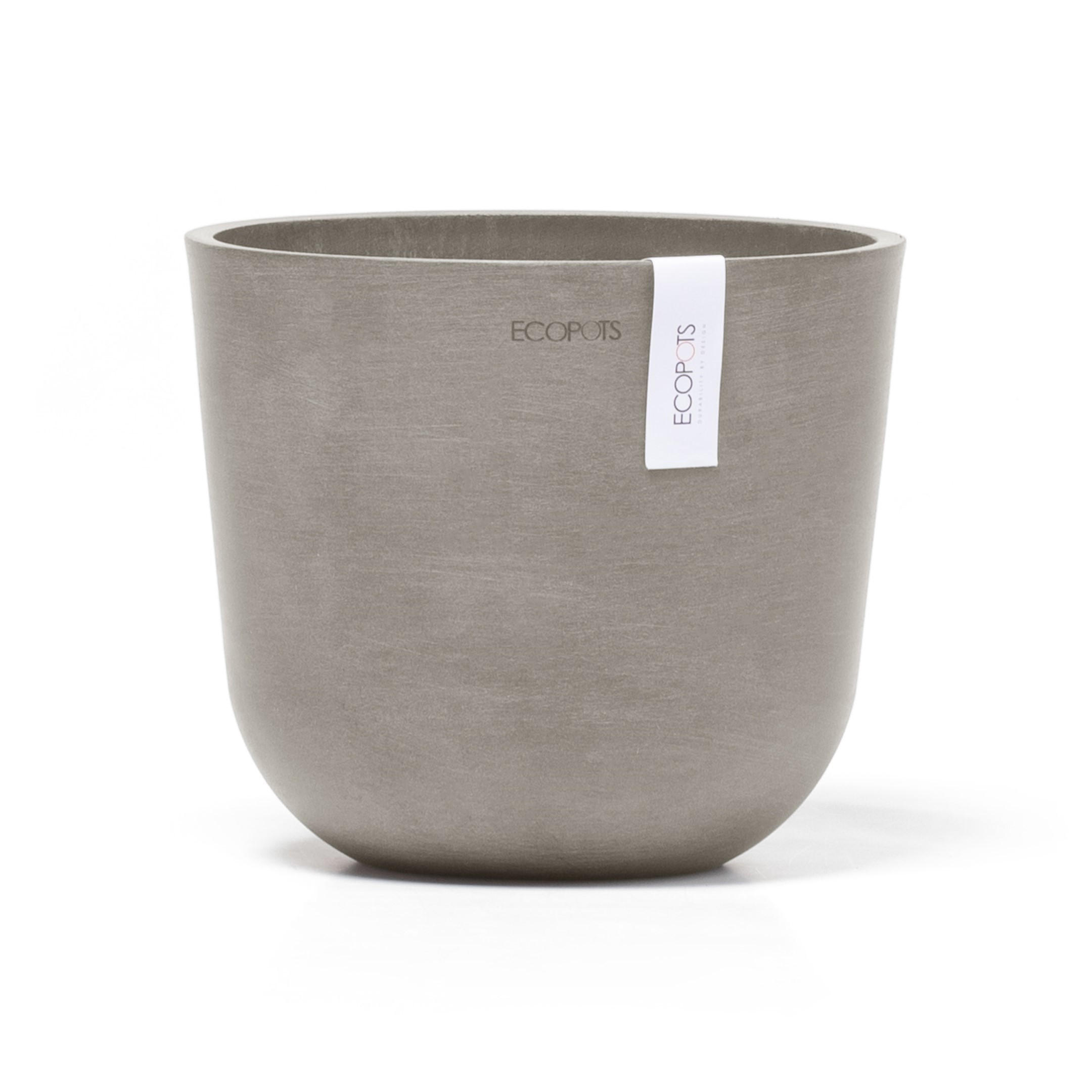 Ecopots Blumentopf Taupe 16.5 cm