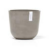 BLUMENTOPF Oslo Mini 19/16,5 cm Taupe - Taupe, Kunststoff (19/16.5cm) - Ecopots