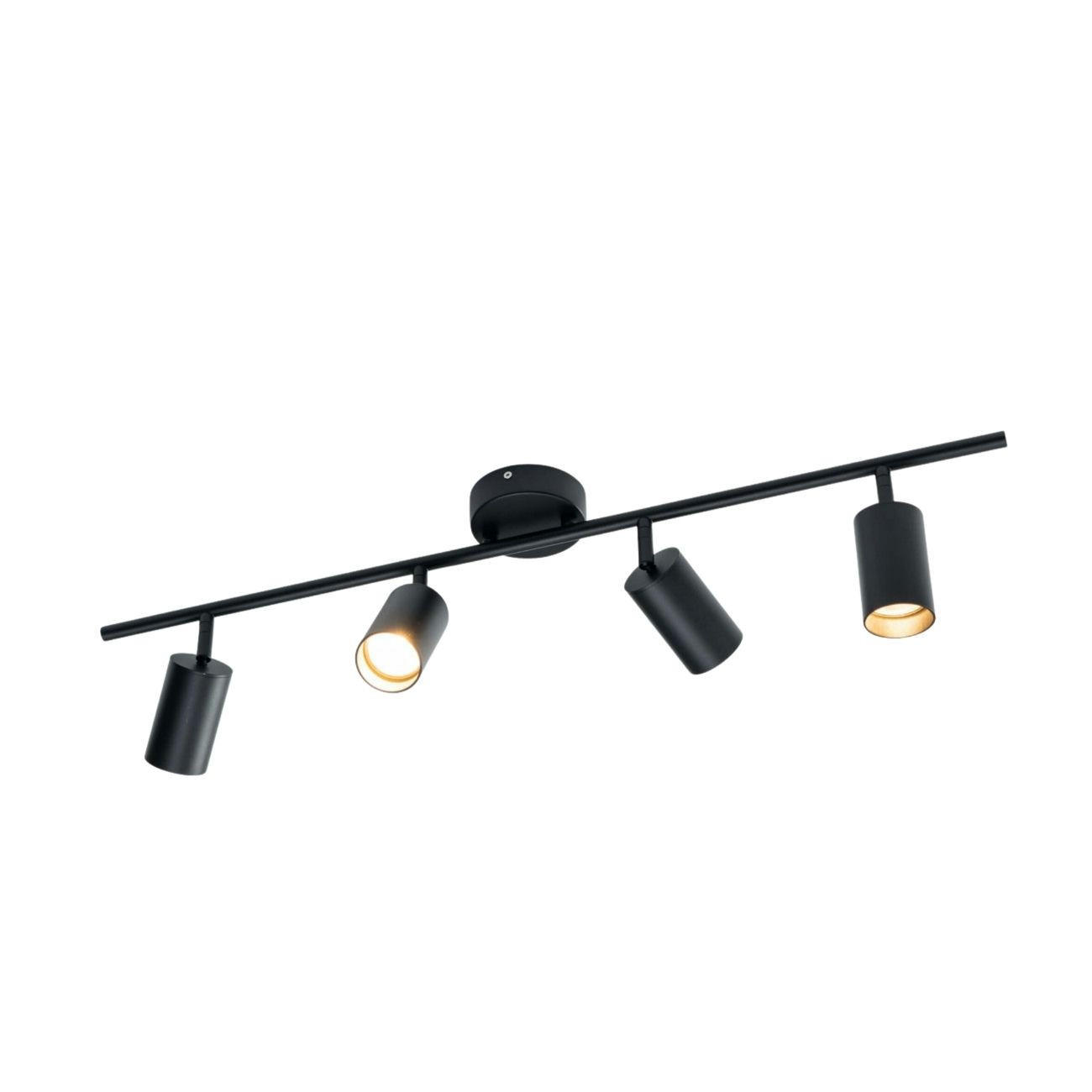 WANDLEUCHTE Lomba, Schwarz, 80cm - Schwarz, Metall (20/10/80cm) - KOSILUM