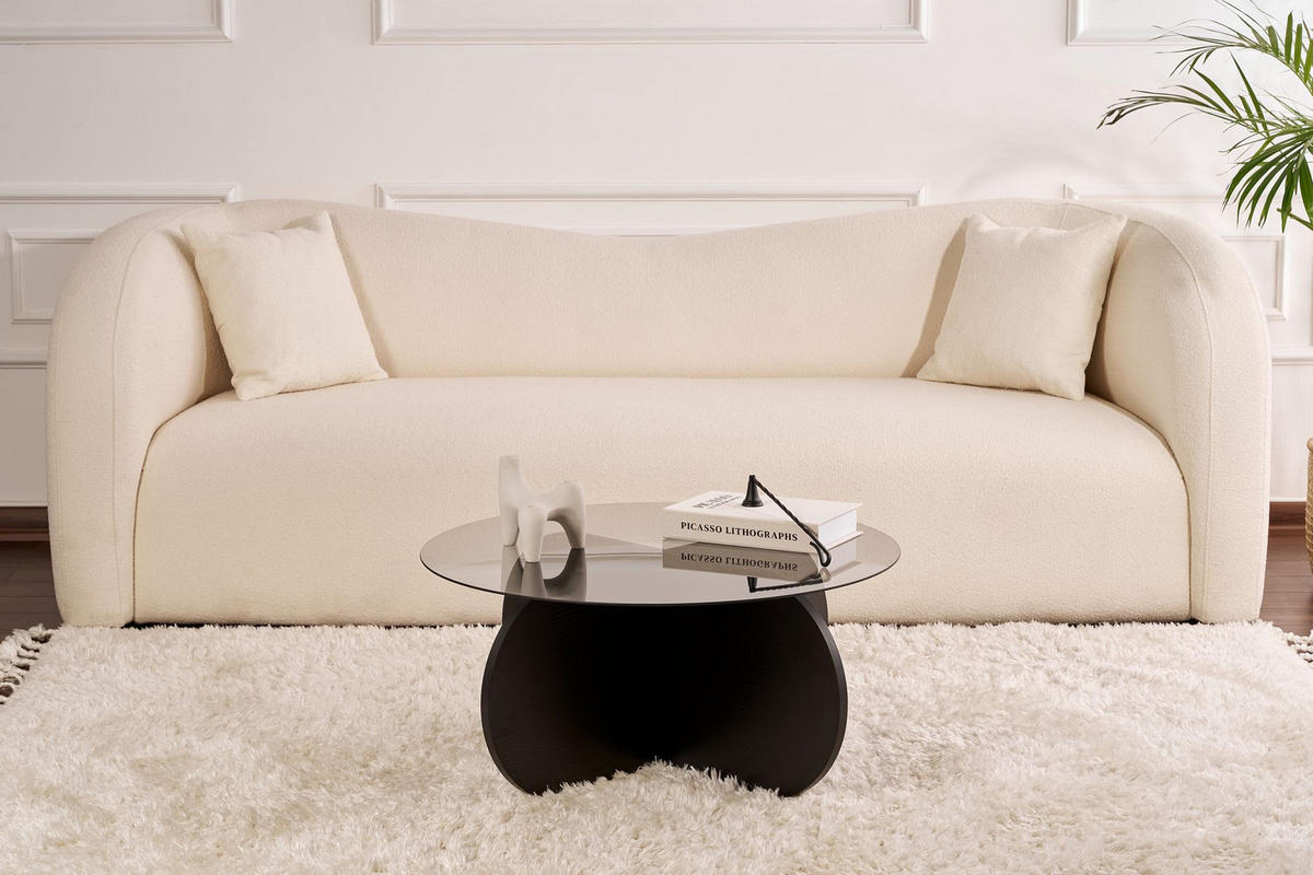COUCHTISCH aeris Schwarz - Schwarz, Holz (75/75/35cm) - Habitat Garten