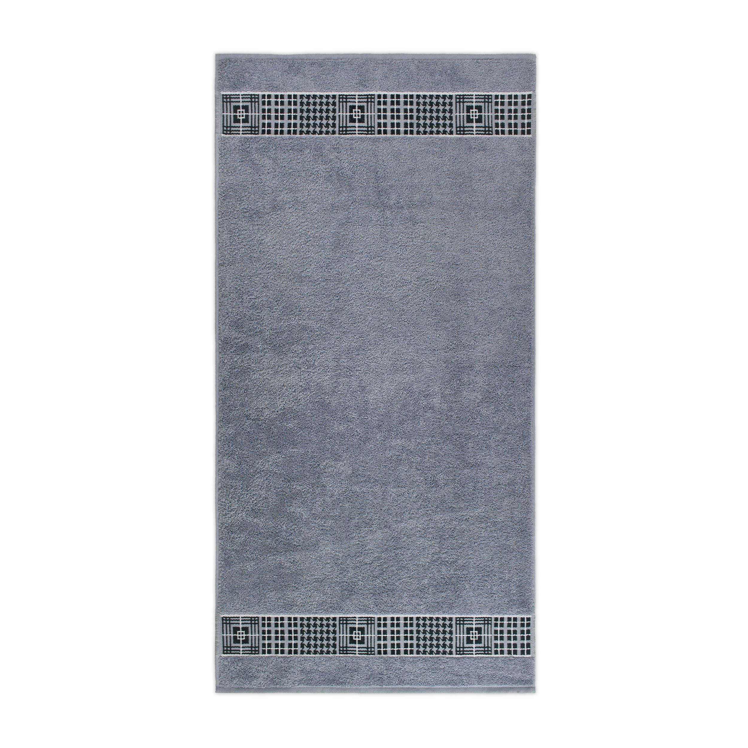 HANDTUCH FJORD - Graphitfarben/Grau, Textil (50/100cm) - Möve for Frottana