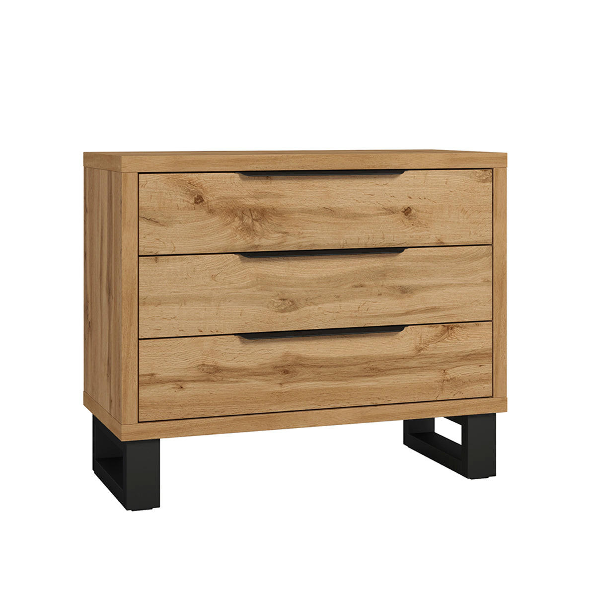 KOMODA Eden Drevo - hnedá, kompozitné drevo (99.3/82.7/45cm) - Petits-meubles