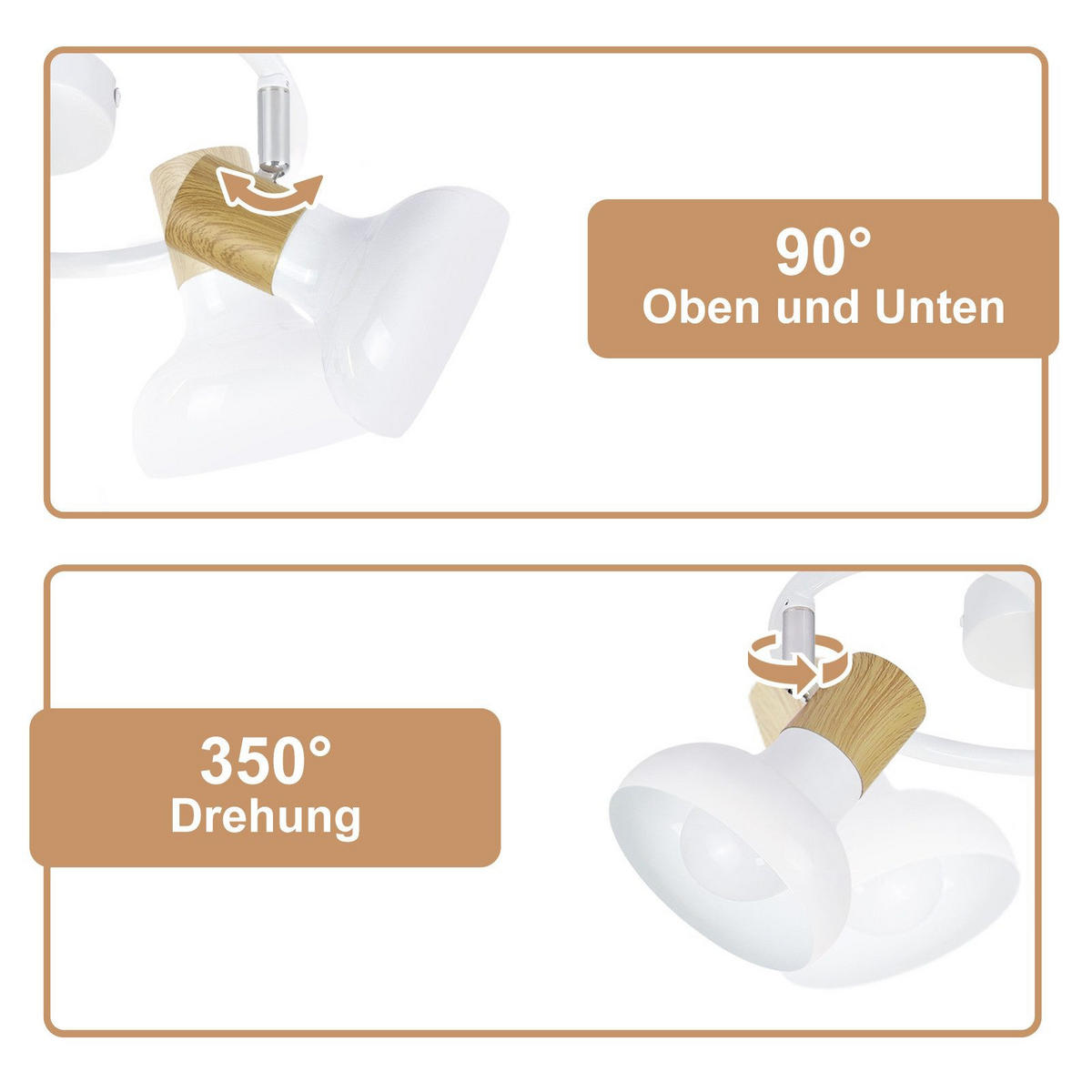 STRAHLER Faulkner 25/25/15.5 cm - Weiß, Metall (25/25/15.5cm) - Nettlife