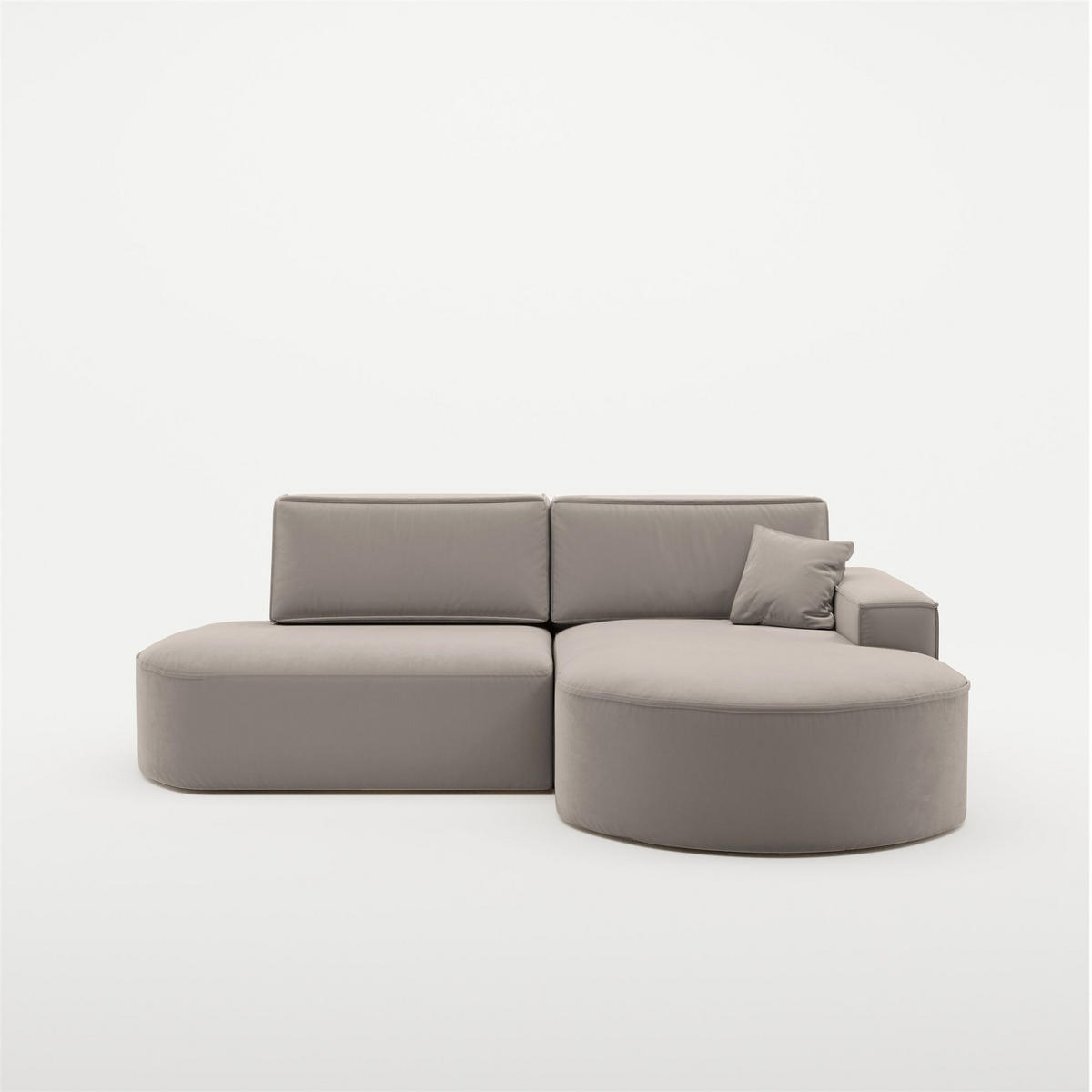 ECKSOFA Venedig Mit Schlaffunktion - Beige, Holzwerkstoff/Textil (278/179cm) - Fun Möbel