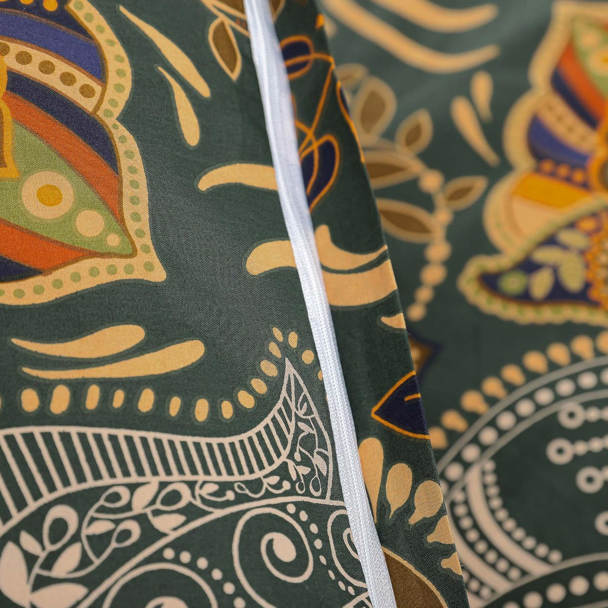 BETTWÄSCHE Tapua grün 160/200 cm - Grün, Textil (160/200cm) - Homla