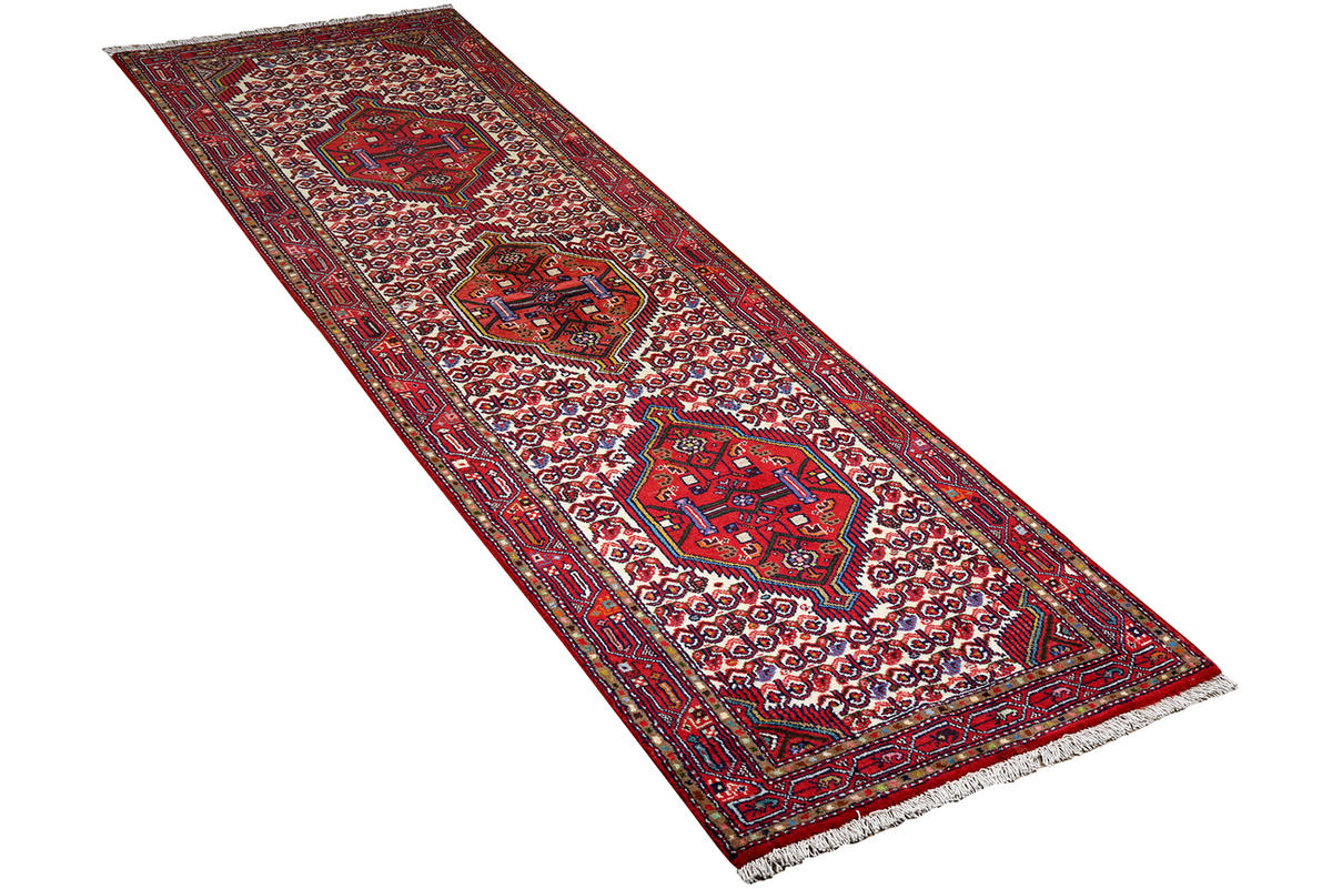 TEPPICH Assadabad Mehrfarbig 290/79 cm Schurwolle - Multicolor, Textil (79/290cm) - Looma