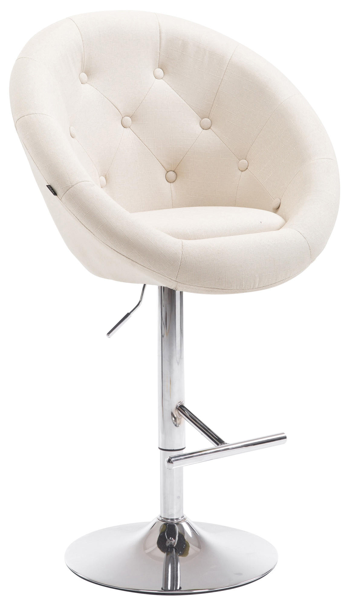 CLP Barhocker Creme 65x107x57 cm