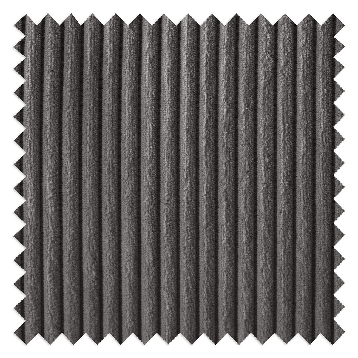 POLSTERHOCKER - Eichefarben/Grau, Eichenholz/Textil (105/45/90cm) - home24