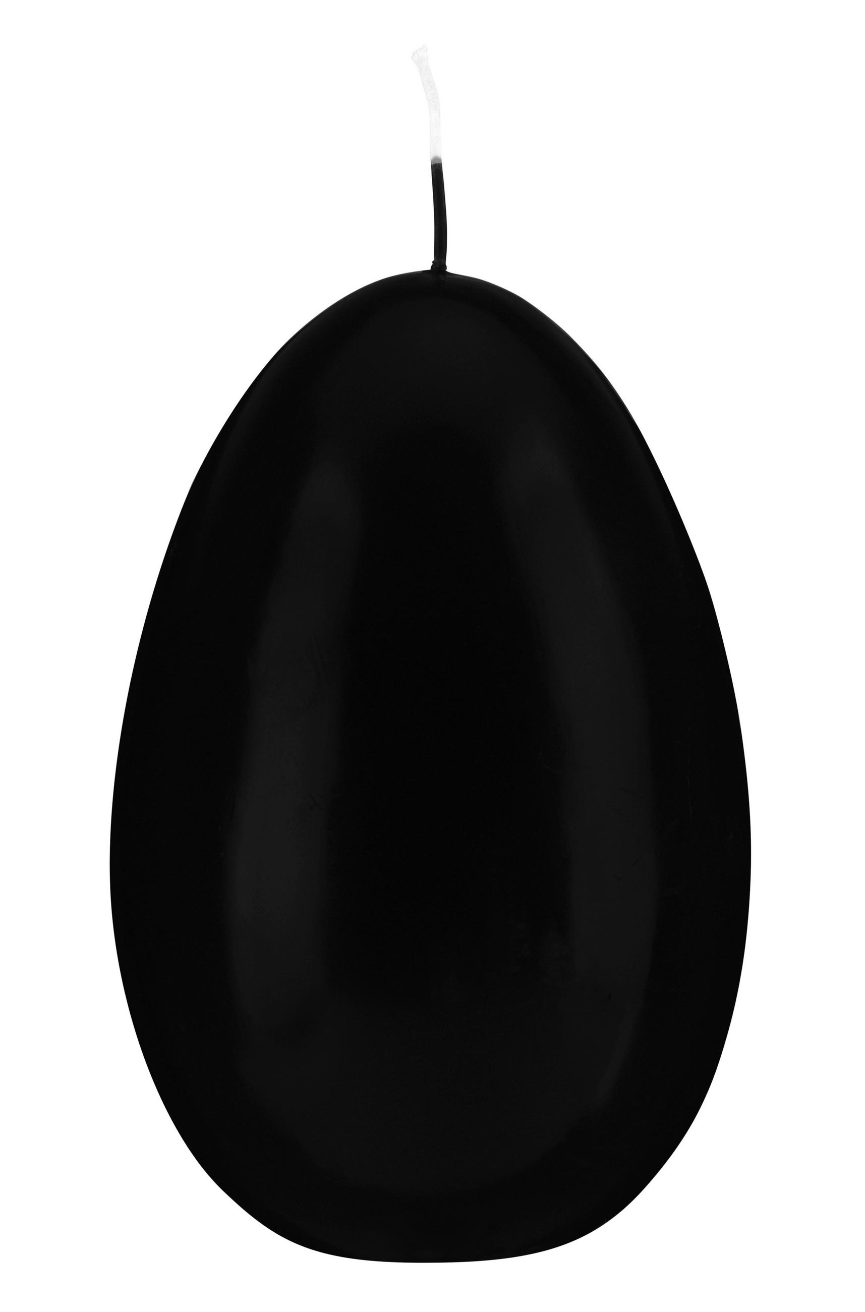 EIKERZE XXL Klarlack Schwarz 200 x Ø 140 mm, 1 Stück - Schwarz, Paraffin (14/20/20cm) - Kopschitz Kerzen