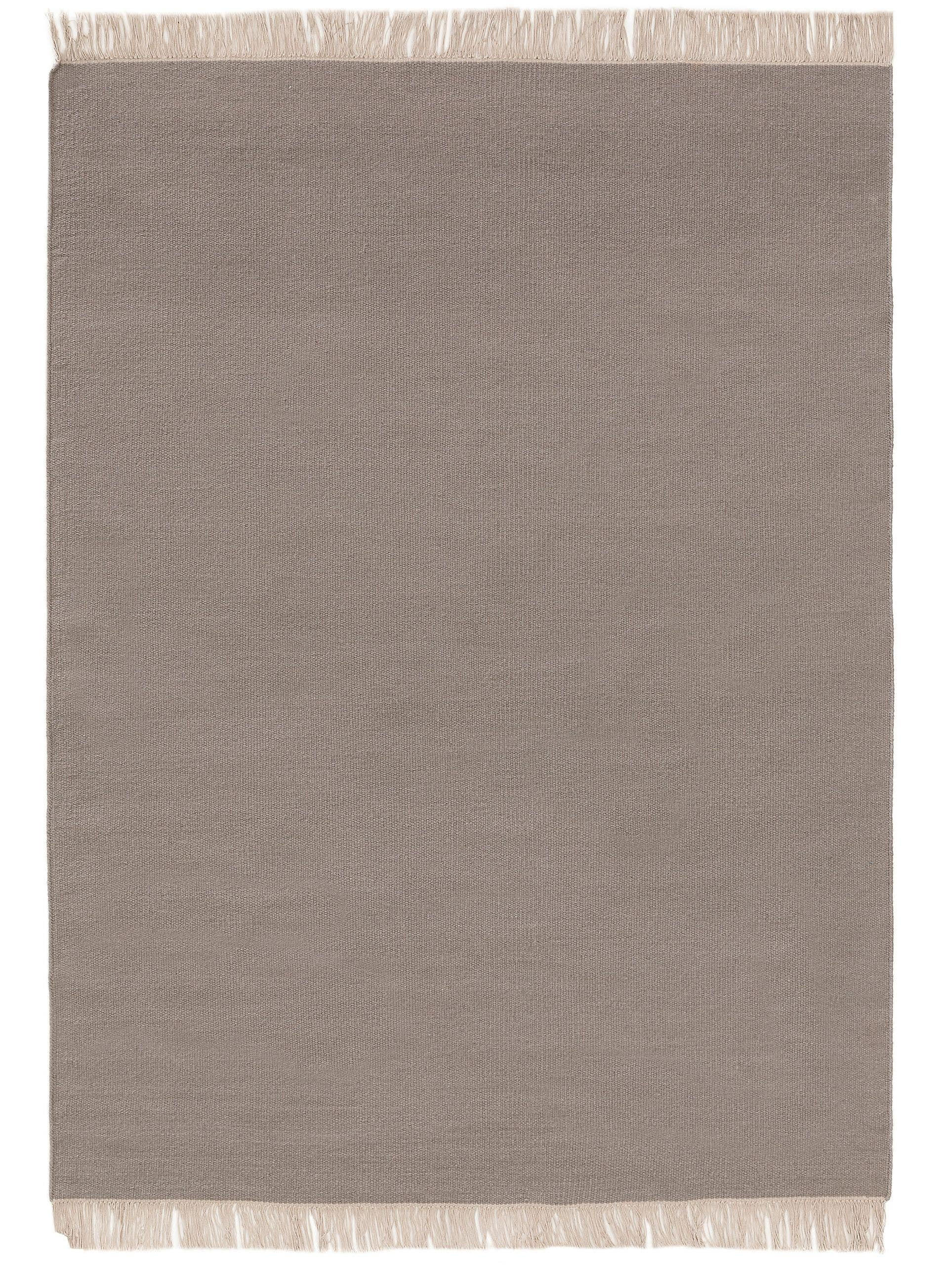 WOLLTEPPICH Liv Hellgrau 120x170 cm - Hellgrau, Textil (120/170cm) - benuta Pop