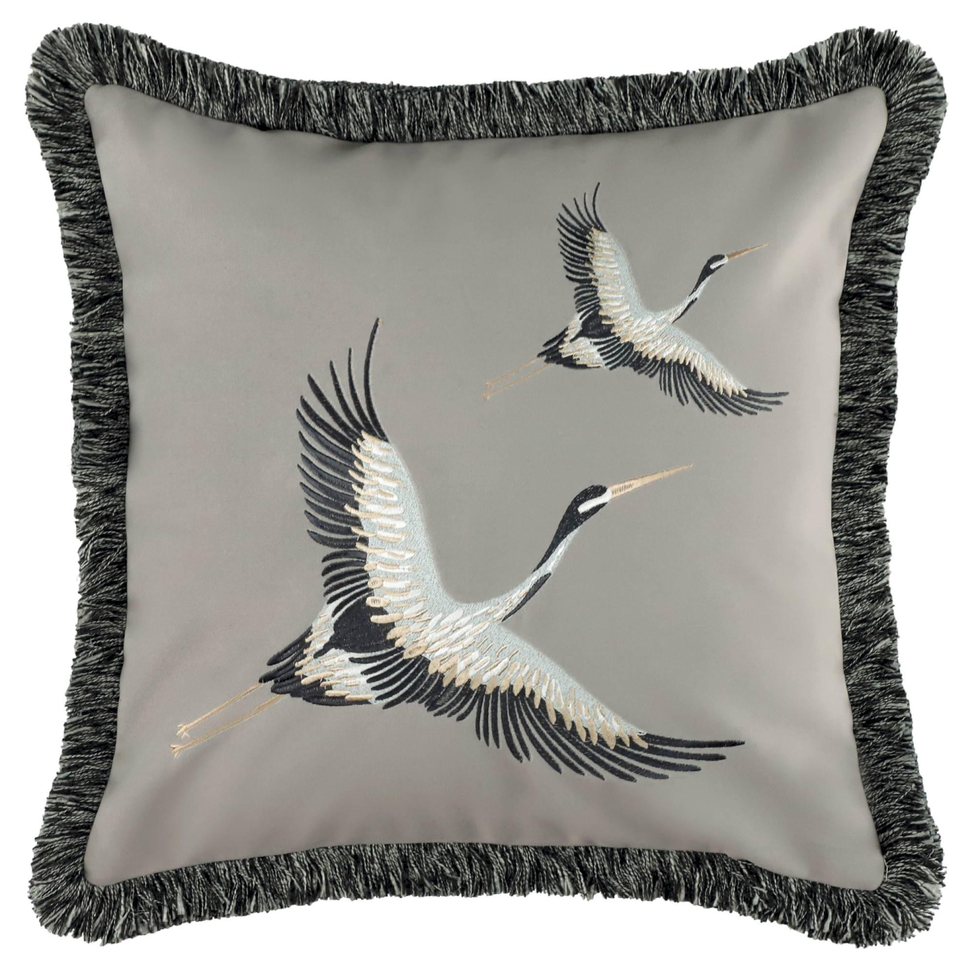 ZIERKISSENHÜLLE TRAIL - Anthrazit, Textil (45/45cm) - Schöner Wohnen