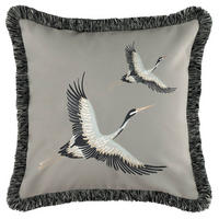 ZIERKISSENHÜLLE TRAIL - Anthrazit, Textil (45/45cm) - Schöner Wohnen