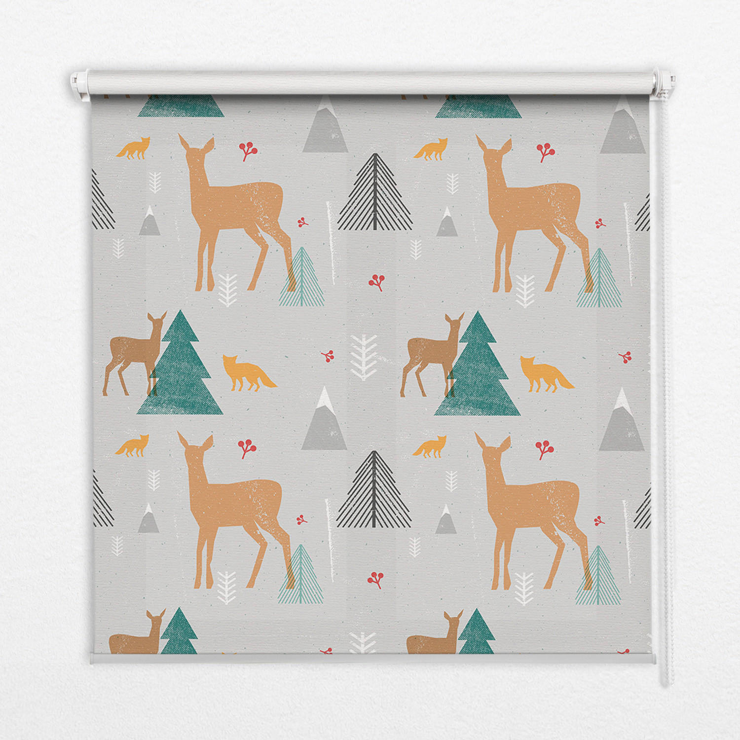 TULUP VNITŘNÍ roleta - okenní roleta - roleta - 100x180 cm - Srnec v lese