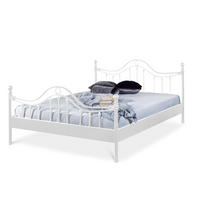 METALLBETT Lorena / 160 x 200 cm / weiss - Weiß, Metall (160/200cm) - BED BOX