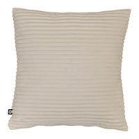 KISSENHÜLLE aus Cord Arum Weiß 38/38 cm - Weiß, Textil (10/38cm) - Atmosphera Createur d´interieur