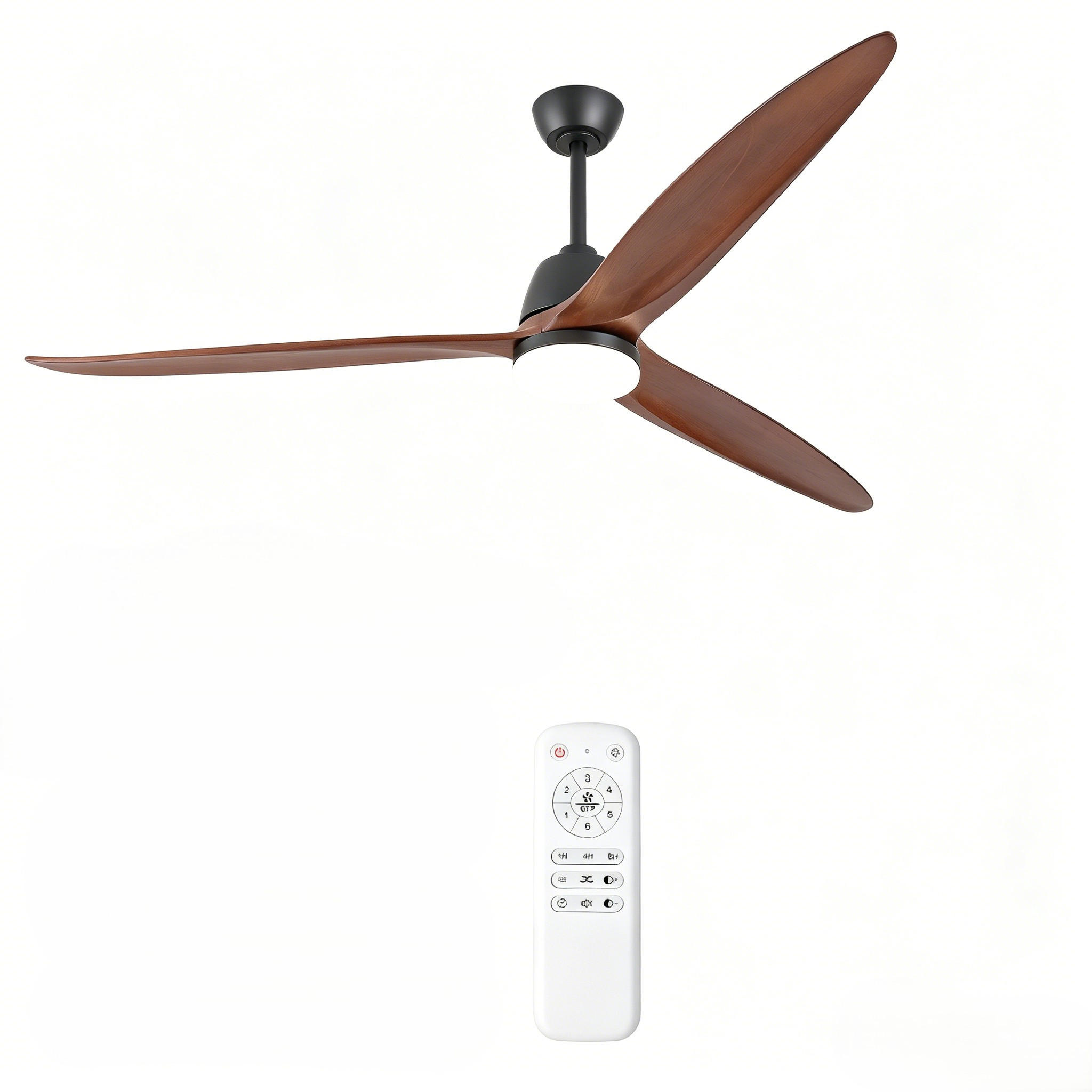 Bexevue Deckenventilator Braun 178x46x178 cm
