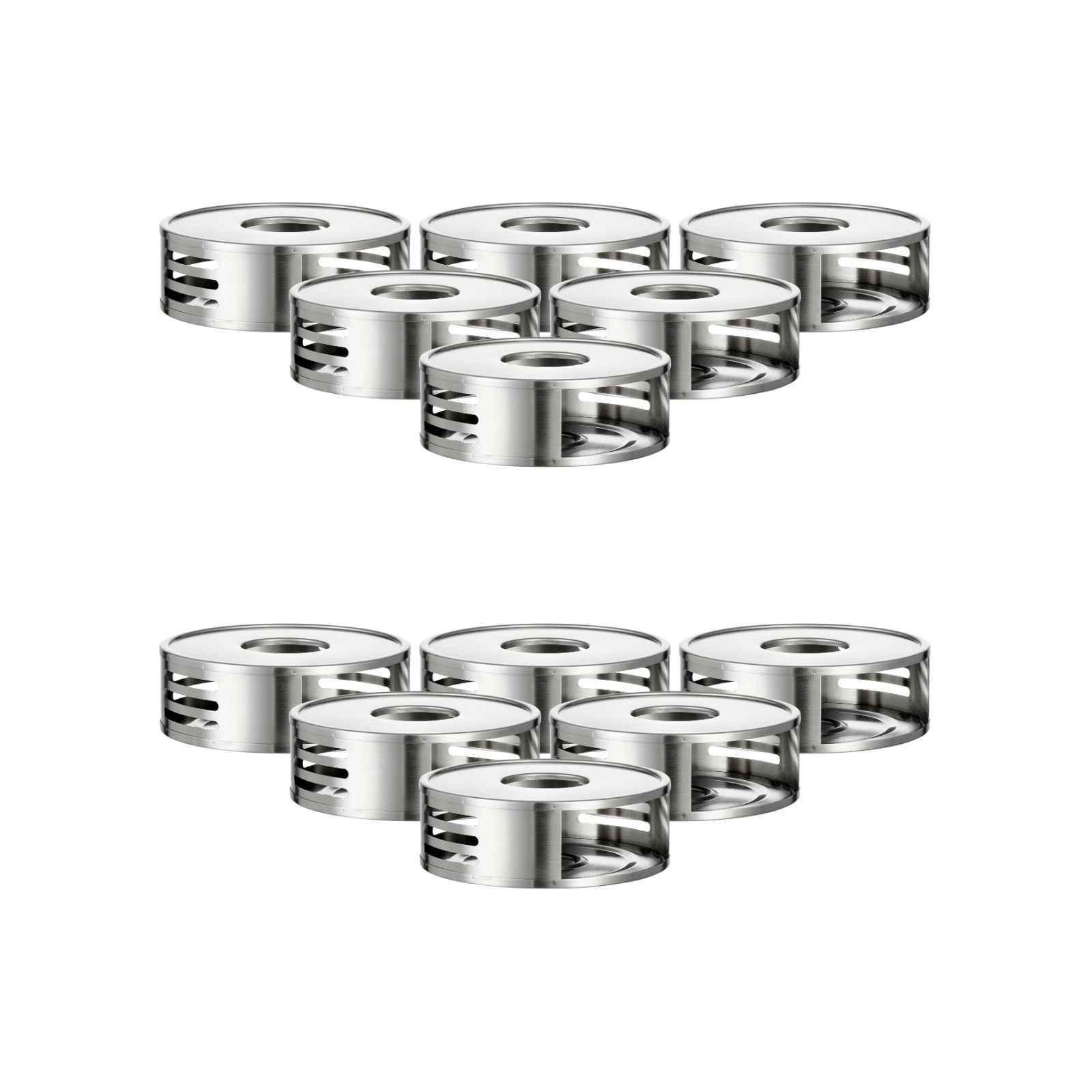STÖVCHEN Basic silber 16 cm 12er Set - Silberfarben, Metall (16/6cm) - Ritzenhoff Breker