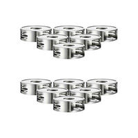 STÖVCHEN Basic silber 16 cm 12er Set - Silberfarben, Metall (16/6cm) - Ritzenhoff Breker