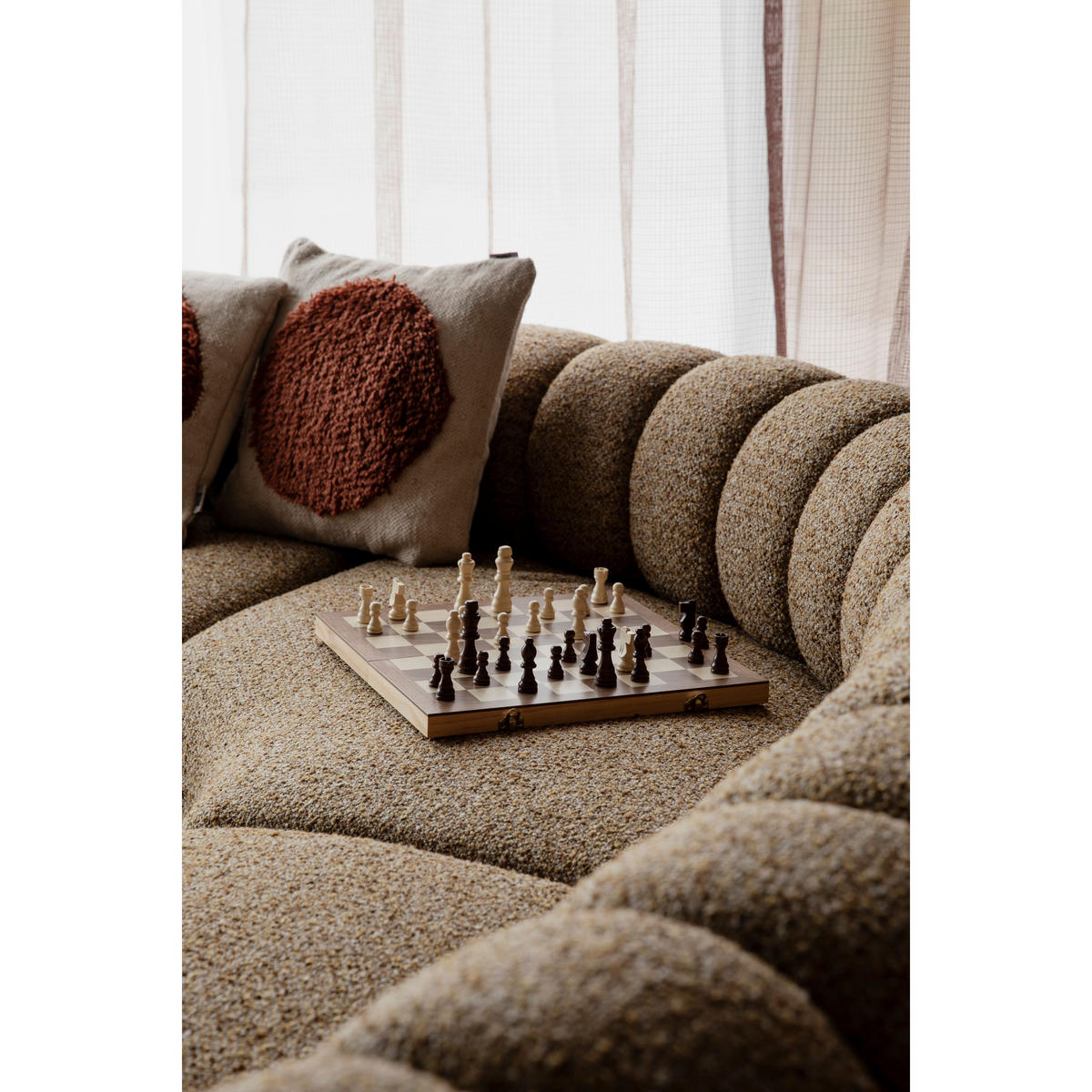 ECKSOFA 7-SITZER Duvane Braun - Braun, Kunststoff (286/286cm) - Dutchbone