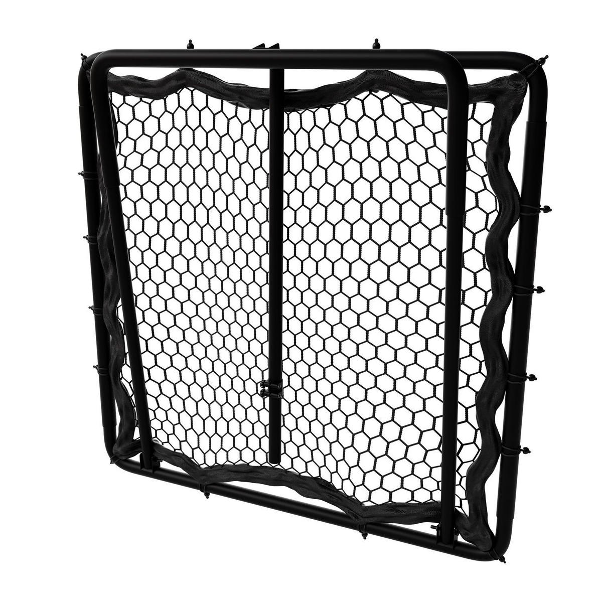 REBOUNDER Fußball 100x100 cm klappbar - Schwarz, Metall (100/97cm) - Artsport