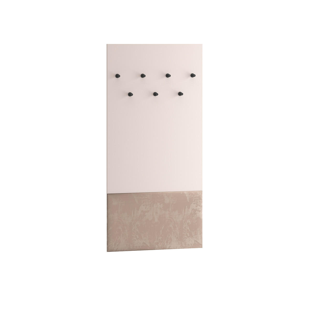 EINGANGSMÖBEL Alos Kaschmir und Holz - Beige, Holzwerkstoff (69/143/7cm) - Petits-meubles